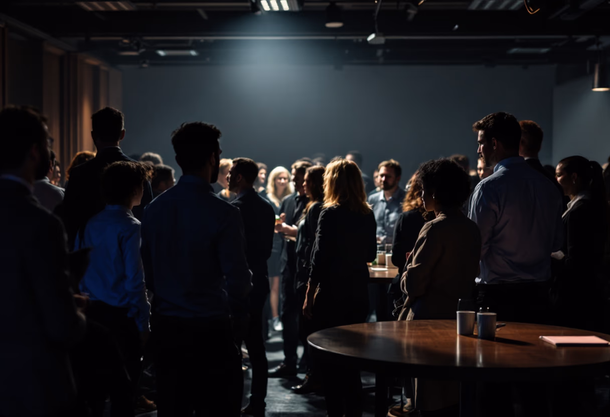 image of networking event (for a hr tech)
